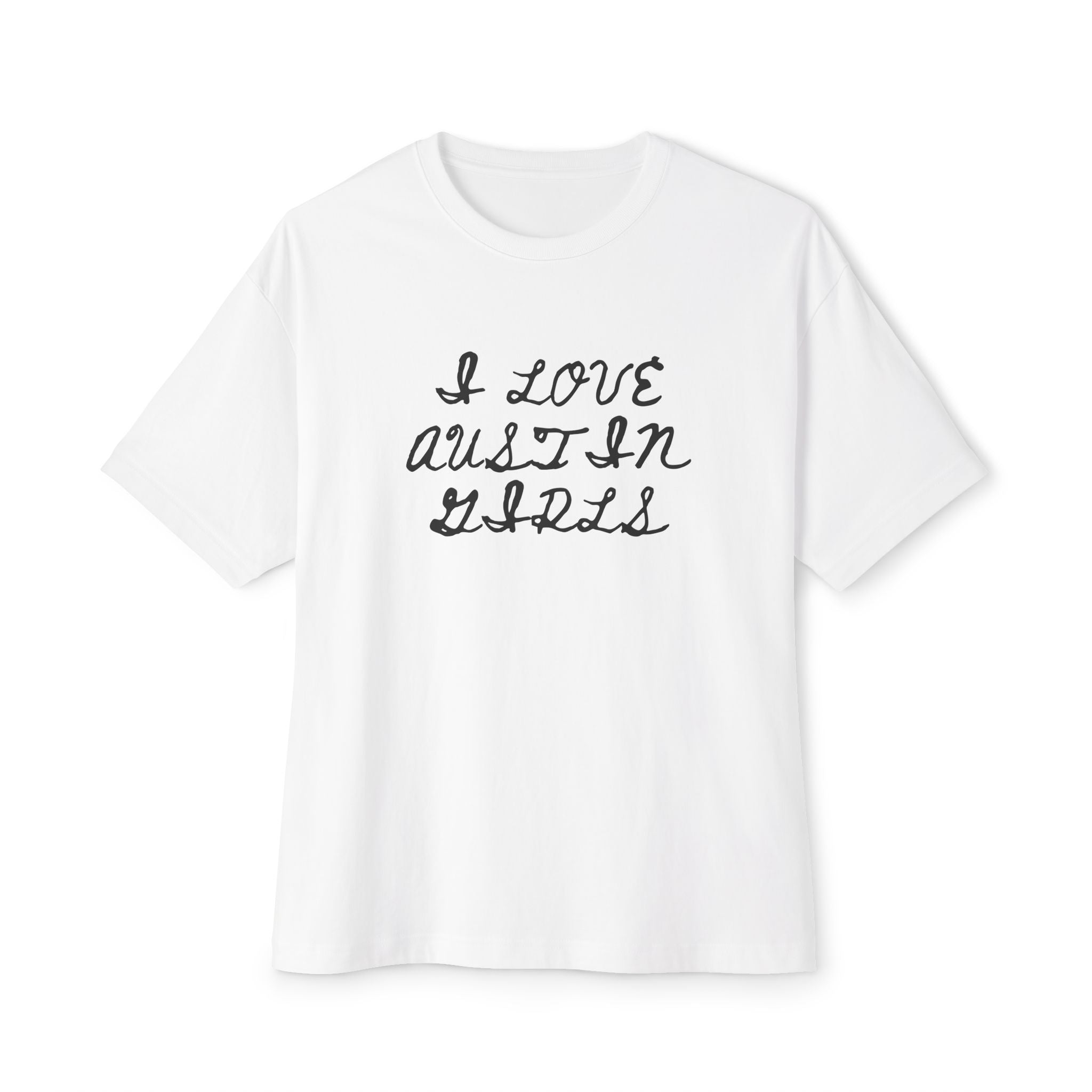 I Love Austin Girls Graphic Tee