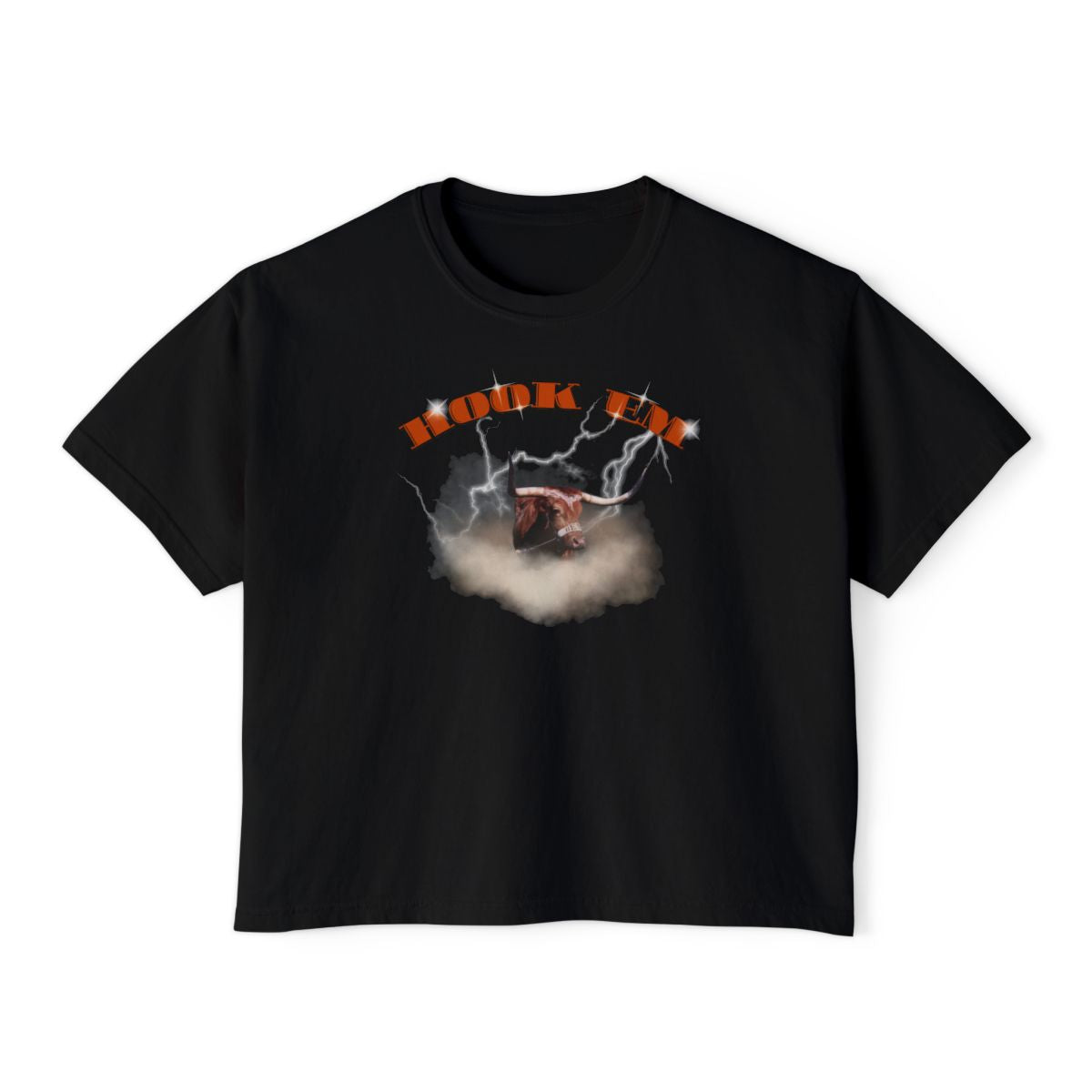 Hook Em Boxy Tee