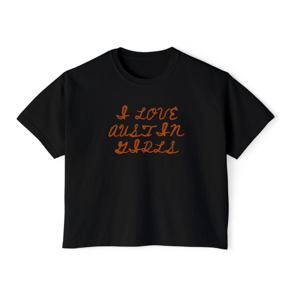 I Love Austin Girls Boxy Tee