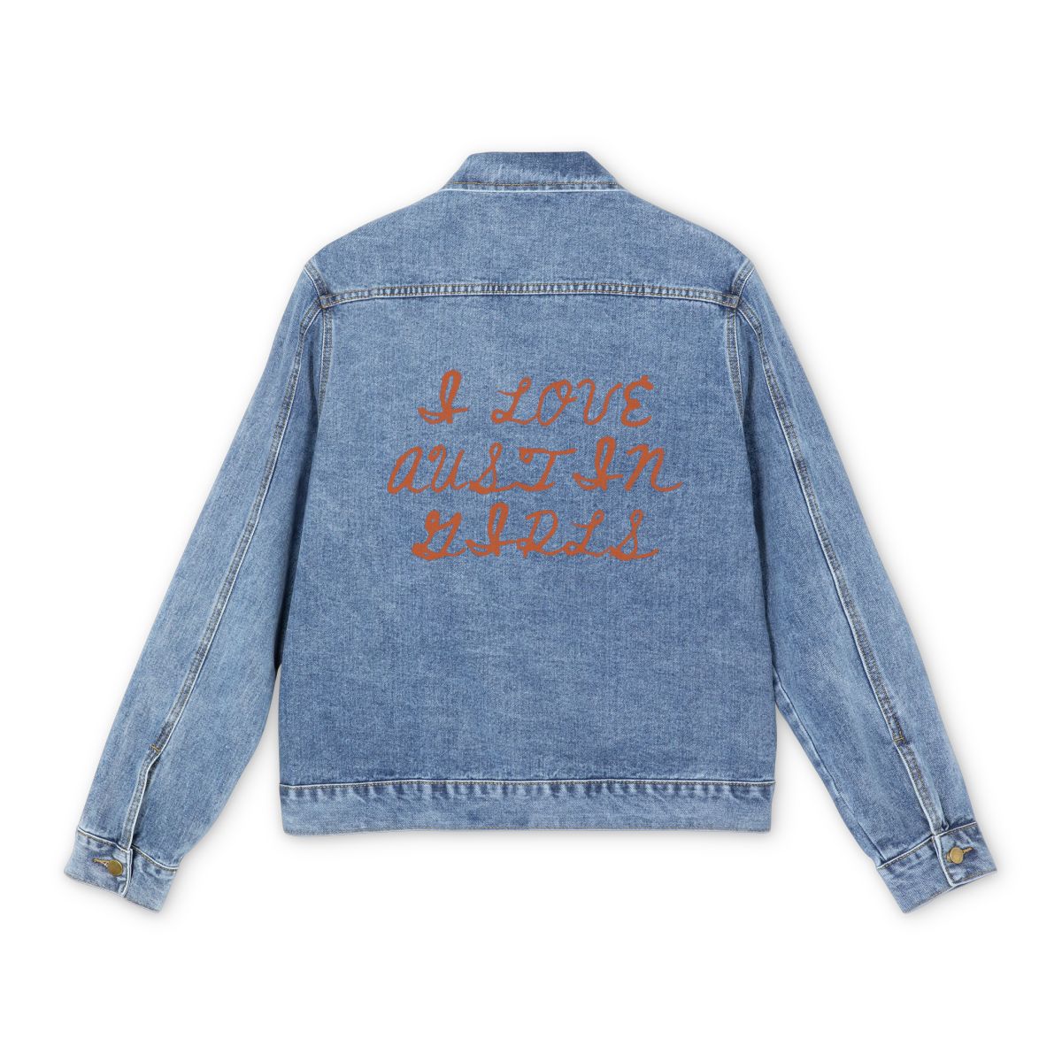 I Love Austin Girls Denim Jacket