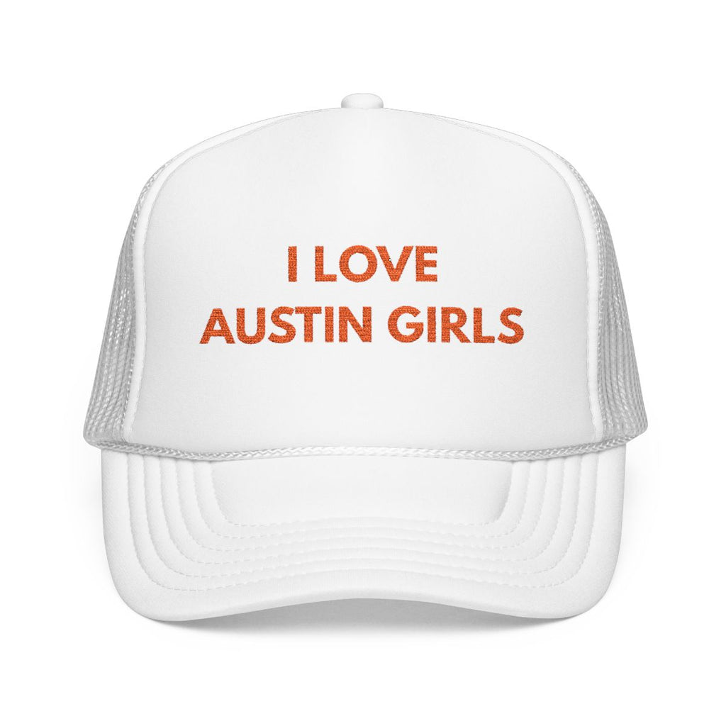 I Love Austin Girls Print Hat