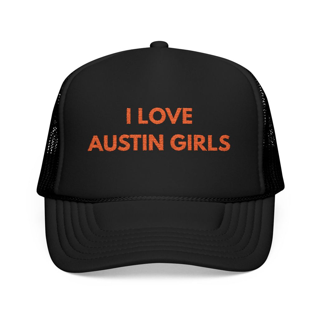 I Love Austin Girls Print Hat