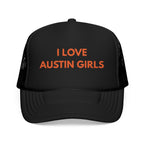 I Love Austin Girls Print Hat