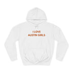 Print I Love Austin Girls Hoodie