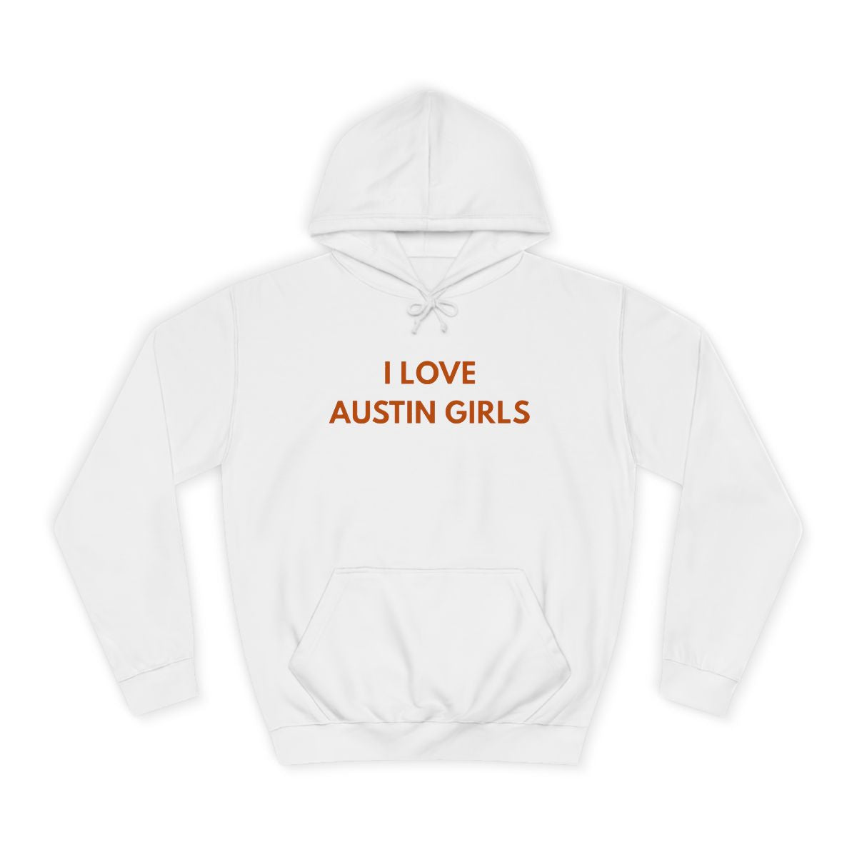Print I Love Austin Girls Hoodie