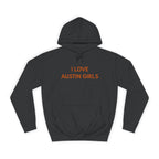 Print I Love Austin Girls Hoodie