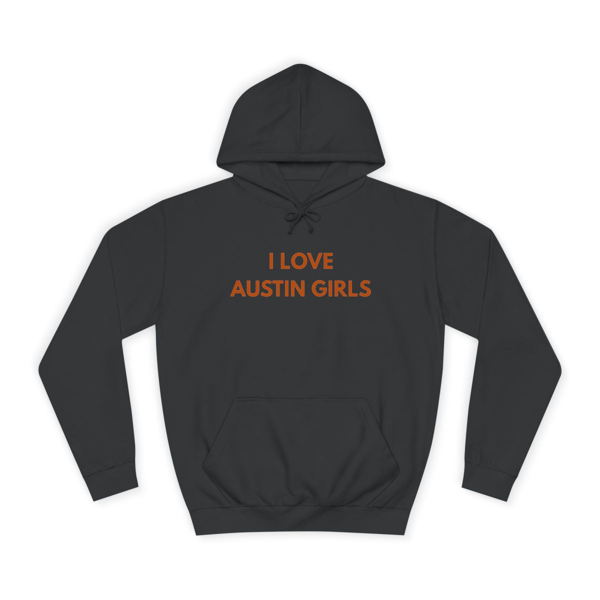 Print I Love Austin Girls Hoodie
